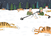 Cartoon: Panzerbüchse (small) by Sergei Belozerov tagged tiger,panzerbüchse,schlacht,krieg,war,katze,waffe,kanone,jagd