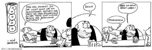 Cartoon: Bodo wird sexistisch (medium) by mil tagged comic,bodo,mil