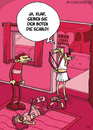 Cartoon: Liebesbote (small) by mil tagged liebe liebesbote amor cupid valentinstag valentine nachricht botschaft pfeil treffer tot bote mann frau ärger