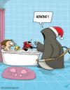 Cartoon: Weihnachtstod (small) by mil tagged christmas tod mil