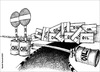 Cartoon: petro arab borders (small) by samir alramahi tagged petro,arab,borders,ramahi,politics,cartoon