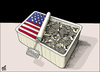 Cartoon: Wikileaks (small) by samir alramahi tagged usa,iraq,afganestan,war,arab,ramahi,cartoon