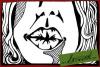 Cartoon: Busserl (small) by bona tagged busserl kuss mund kiss mouth face green black white