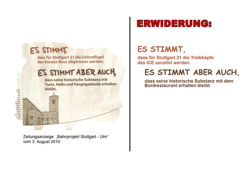 Cartoon: Stuttgart 21 K 21 V (medium) by Erwin Pischel tagged stuttgart,21,bahnchef,grube,bonatz,hauptbahnhof,seitenflügel,abriss,bahnprojekt,ulm,ice,triebköpfe,pischel,stuttgart21