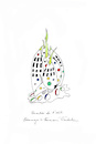 Cartoon: Knoblauchquartier (small) by Erwin Pischel tagged finsterlin,architekt,quartier,knoblauch,ail,architektur,skizze,plan,architekturentwurf,entwurf,architekturplan,fantasie,struktur,gemüse,gewürz,pischel