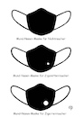 Cartoon: Mund-Nasen-Masken-Variationen (small) by Erwin Pischel tagged mund,nasen,schutz,maske,covid,corona,pandemie,schutzmaßnahmen,epidemie,ffp,bedeckung,zigarette,nichtraucher,zigarre,pischel