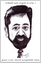 Cartoon: Caricature of Kamal Hassan (small) by jkaraparambil tagged kamal hassan indian movie star joseph jacob jkaraparambil