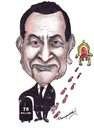 Cartoon: Hosni Mubarak (small) by jkaraparambil tagged hosni,mubarak,caricature,egypt,president,joseph,karaparambil,jophy,jacob,edmonton,caricaturist,cartoonist