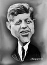 Cartoon: JFK (small) by jkaraparambil tagged jfk,john,kennedy,us,president,jkaraparambil,edmon,ton,caricaturist,joseph,karaparambil,alberta,millwooods,thrissur,trichur,kerala,artist,indian,fine