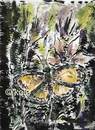 Cartoon: butterfly (small) by kolle tagged nature,butterfly