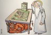 Cartoon: God s puzzle (small) by caknuta-chajanka tagged god,devil,puzzle