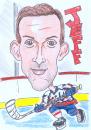 Cartoon: Jeff Schultz (small) by PaulN420 tagged nhl,washington,capitals,hockey