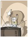 Cartoon: Television (small) by martirena tagged television