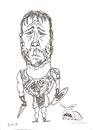 Cartoon: Russell Crowe (small) by tristanactor tagged russell,crowe,gladiator