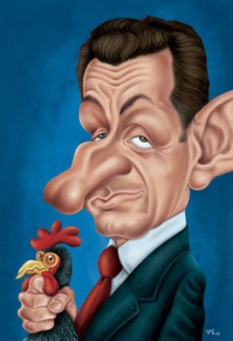 Cartoon: Sarkozy (medium) by pe09 tagged nicolas,sarkosy