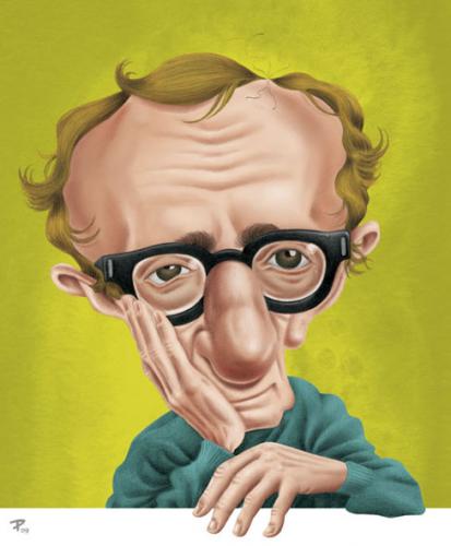 Cartoon: Woody Allen (medium) by pe09 tagged woody,allen