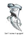 Cartoon: screw (small) by wista tagged screw