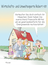 Cartoon: Umwelthaus (small) by wista tagged robert,habeck,wirtschaft,wirtschaftsminister,kompetenz,umwelt,umwelthaus,heizung,wärmepumpen,strom,ökostrom,dämmung,energie,sparen,finanzierung,grüne,klima,klimaziele,ökologisch,solar,solarzellen,solarheizung,wind,windkraft,privat,haushalte,überforderung