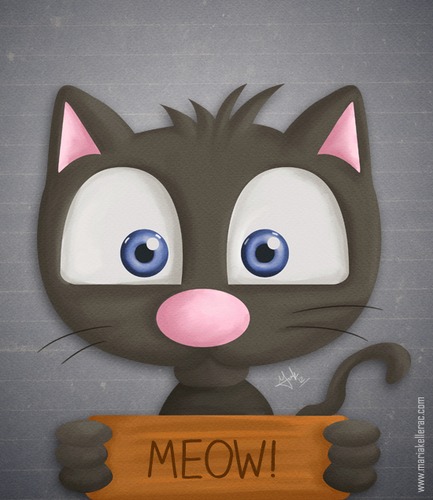 Cartoon: Cat got your tongue? (medium) by kellerac tagged naturaleza,nature,animal,keller,maria,kellerac,caricatura,gato,cat,cartoon