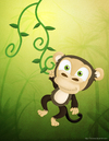 Cartoon: A Random Monkey (small) by kellerac tagged kellerac,cartoon,caricatura,cute,maria,keller,monkey,painting,illustration,animal