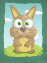 Cartoon: Random Bunny (small) by kellerac tagged kellerac,maria,keller,bunny,conejo,caricatura,cartoon,rabbit,illustration
