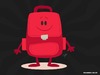 Cartoon: Red Backpack (small) by kellerac tagged cartoon,backpack,red,back,to,school,mexico,vector