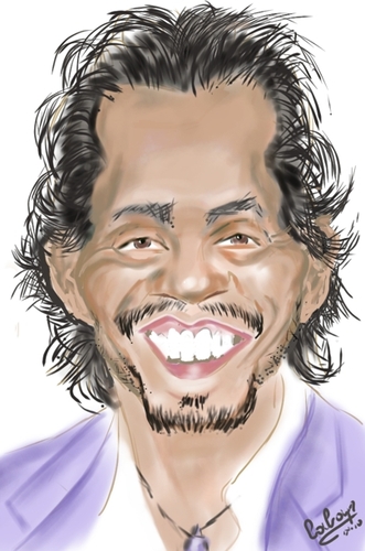 Cartoon: Marc Anthony (medium) by cabap tagged caricature