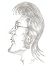 Cartoon: caricature John Lennon (small) by cabap tagged caricature