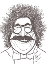 Cartoon: Gene Shalit (small) by cabap tagged caricature