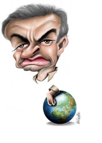 Cartoon: Mourinho (medium) by Carlos Laranjeira tagged mourinho