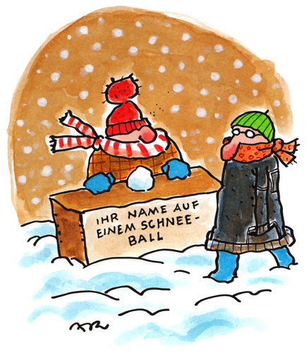 Cartoon: Schnee (medium) by ari tagged schnee,schneeball,winter,klima,name,geschäft,kälte,plikat,jahreszeit,geld