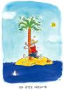 Cartoon: Insel (small) by ari tagged obacht