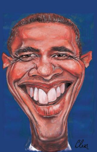 Cartoon: obama (medium) by Cletiu Radu Clear tagged gag