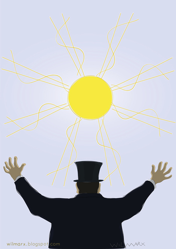 Cartoon: Sun (medium) by Wilmarx tagged capitalism