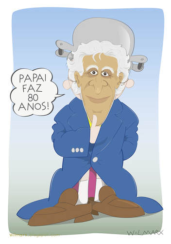 Cartoon: Ziraldo (medium) by Wilmarx tagged brazilian,cartoonist