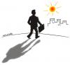 Cartoon: troglo shadow (small) by Wilmarx tagged civilization