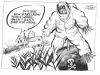 Cartoon: Life on the farm (small) by carol-simpson tagged scarecrow toxic waste farms