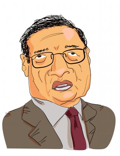 Cartoon: Tun Mahathir (medium) by oraet tagged mahathir,malaysia,prime,minister