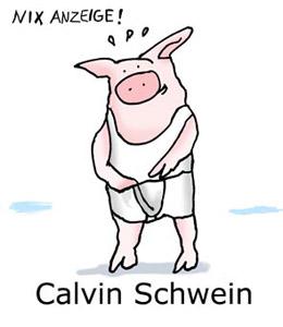 Cartoon: Calvin Schwein (medium) by Gunga tagged calvin,schwein