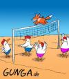 Cartoon: Beachvolleyball (small) by Gunga tagged beachvolleyball