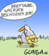 Cartoon: Brieftaube (small) by Gunga tagged brieftaube