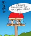 Cartoon: Nachbarn (small) by Gunga tagged nachbarn