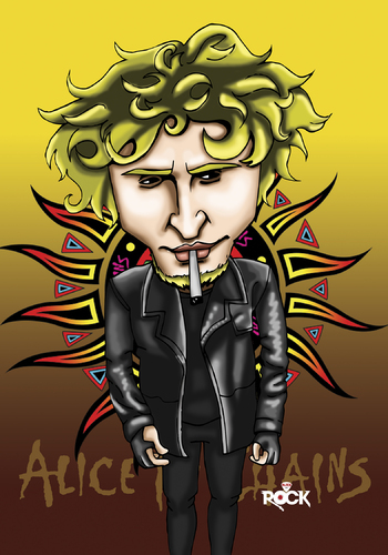 Cartoon: alice in chains (medium) by mitosdorock tagged alice,in,chains