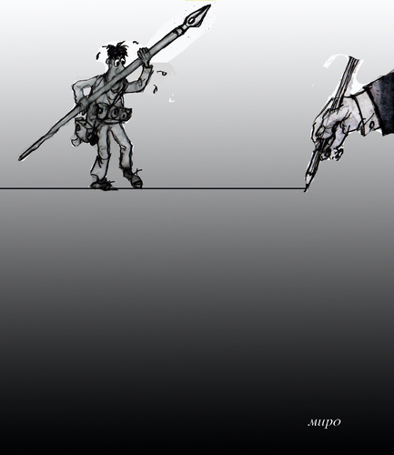 Cartoon: a media owners (medium) by Miro tagged mediy,owners
