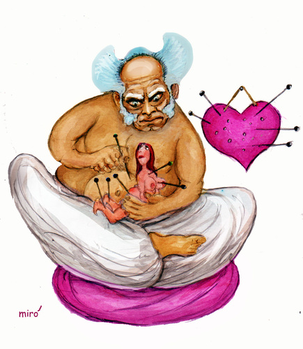 Cartoon: A.SChopenhauer (medium) by Miro tagged no,text