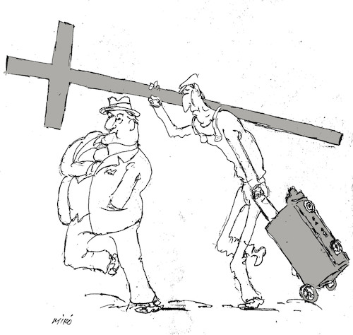 Cartoon: bez teksta (medium) by Miro tagged bez,teksta
