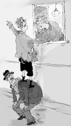 Cartoon: NO TEXT (medium) by Miro tagged no,text