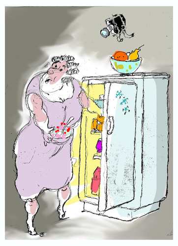 Cartoon: no text (medium) by Miro tagged no,text