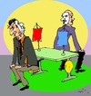 Cartoon: dialoque (small) by Miro tagged dialoque