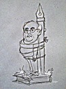 Cartoon: KRLE (small) by Miro tagged aforist